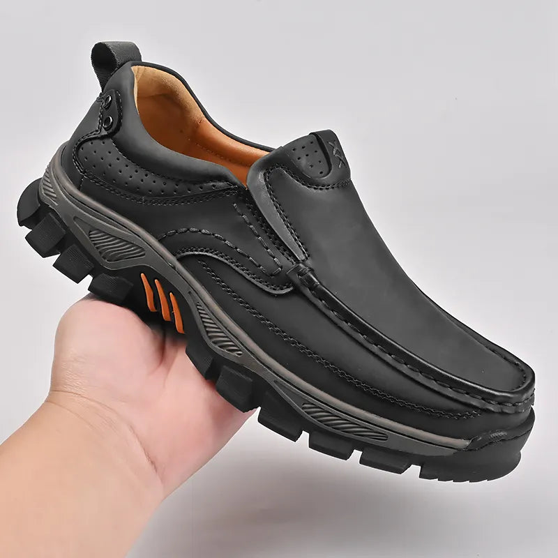 2024 New Men's Orthopedic Comfortable Casual Genuine Leather Slip On Loafers